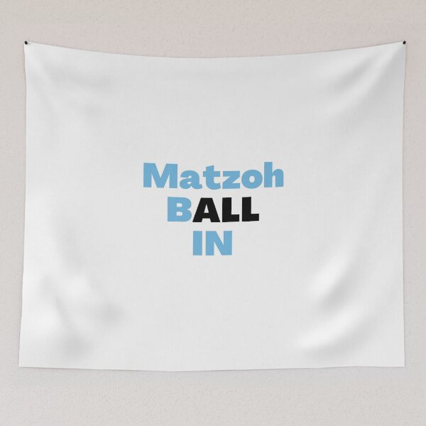 Item preview, Matzoh Ball In light blue designed and sold by NJGDesigns.