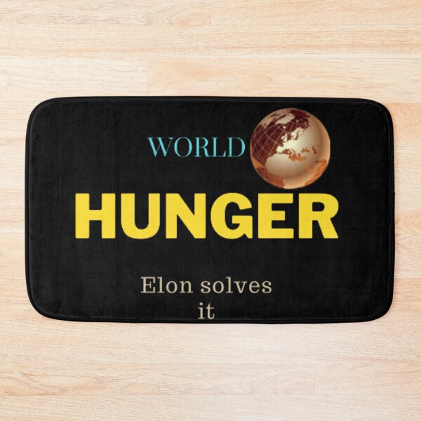 Item preview, hunger, world hunger,elon musk donation designed and sold by squidga.