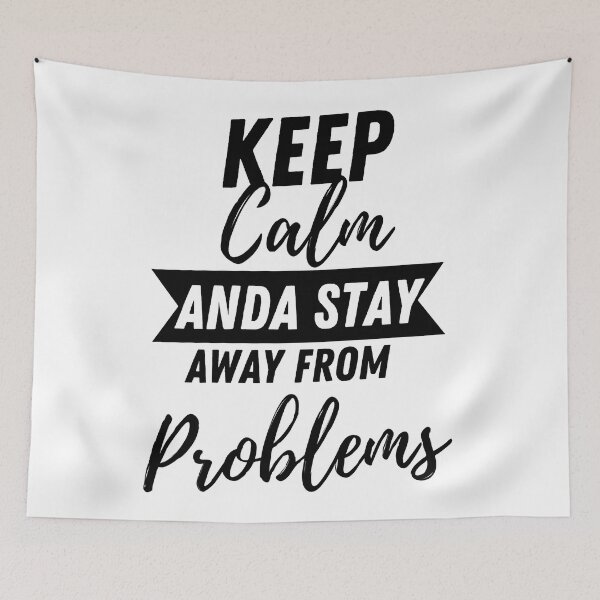 Item preview, Keep Calm And Stay Away From Problems Funny designed and sold by CreacionsMeraki.
