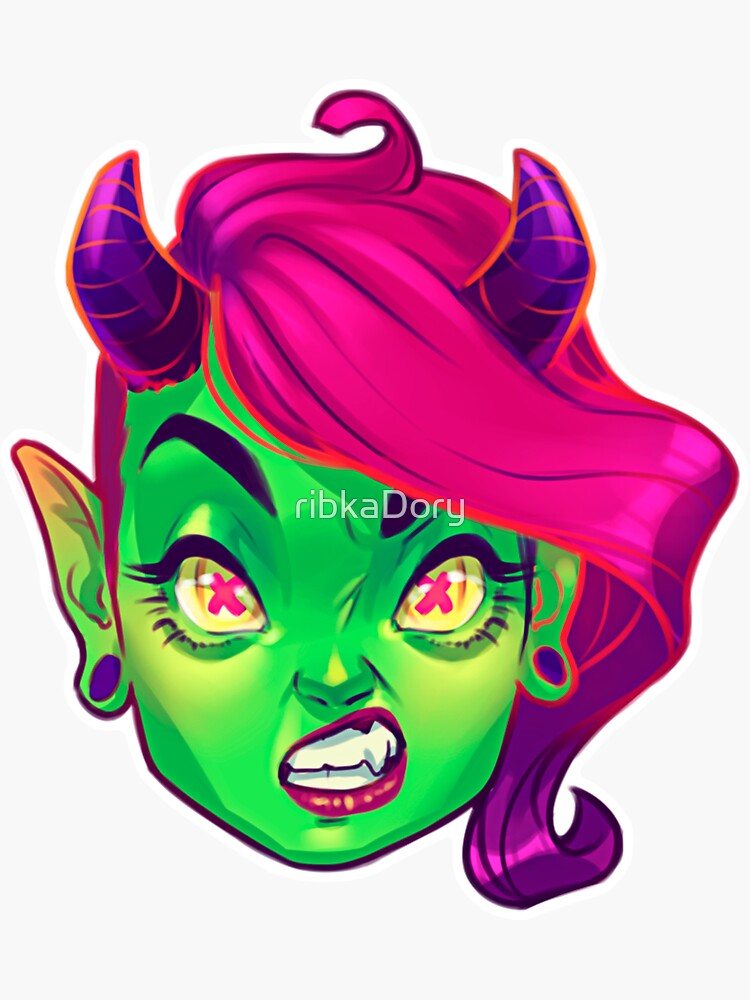 Raspberry Reborn Demon - Demon Girl - Sticker