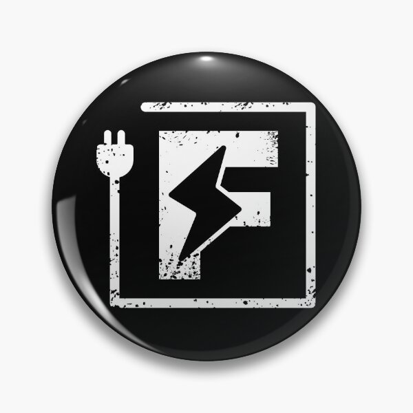 Item preview, Electrical letter F | Electrician or Electrical Engineer name initial F, Electricity art designed and sold by EngineersArt.