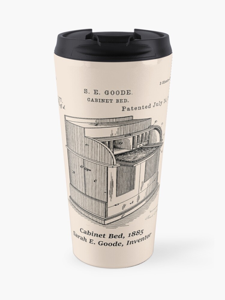 Cabinet Bed Sarah E Goode Inventor Travel Mug By Mmitochondria