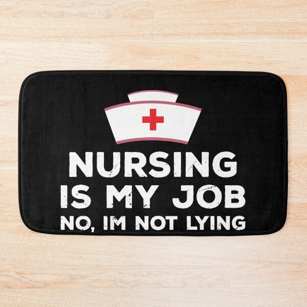 Item preview, Nursing is My Job, Fools Day Funny nurse April Fools lying designed and sold by TheMattDesigns.