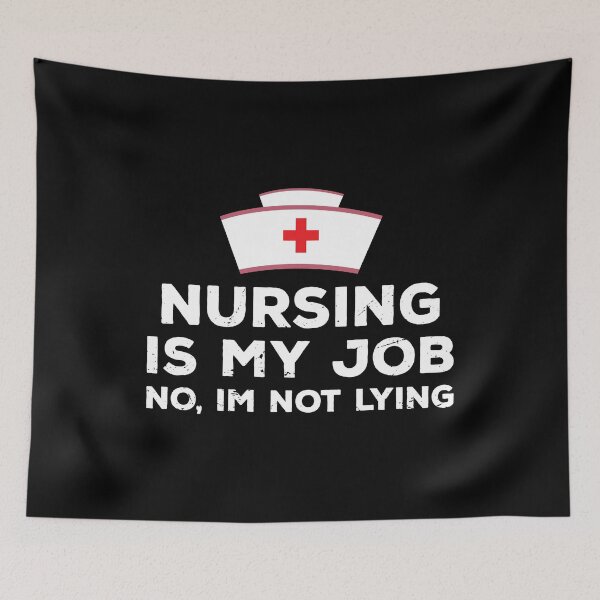 Item preview, Nursing is My Job, Fools Day Funny nurse April Fools lying designed and sold by TheMattDesigns.