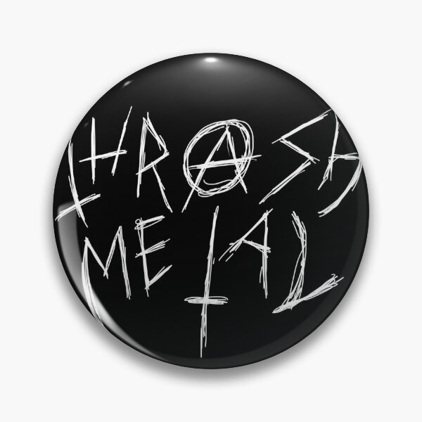 Artikelvorschau, Dunkler und grobkörniger THRASH-METAL-Text entworfen und verkauft von Michael Stewart.