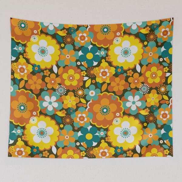 Item preview, Groovy Florals – 70s designed and sold by Cat Coquillette.