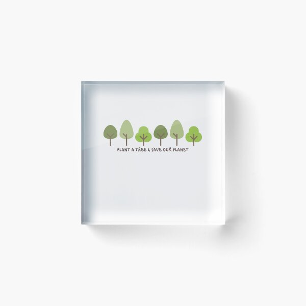 Item preview, Plant A tree And Save Our Planet green nature forest designed and sold by EsraaBaniOdeh.