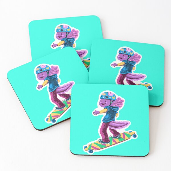 Item preview, Longboarding Axolotl designed and sold by lupi.