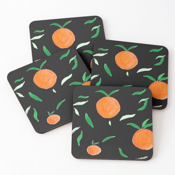 Item preview, fresh oranges green leaves designed and sold by Fradema.