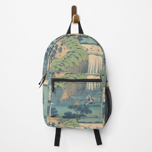 Item preview, Fall of Aoiga Oka, Yedo - Katsushika Hokusai Waterfall Art Reproduction designed and sold by molamode.