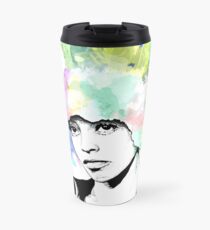 Taza de viaje Arte de retrato de Angela Davis