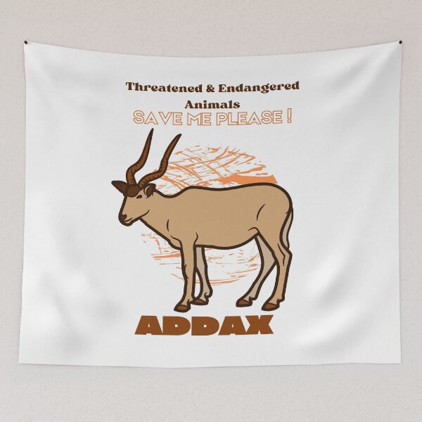 Item preview, Endangered Animals Addax  designed and sold by yassooarts.