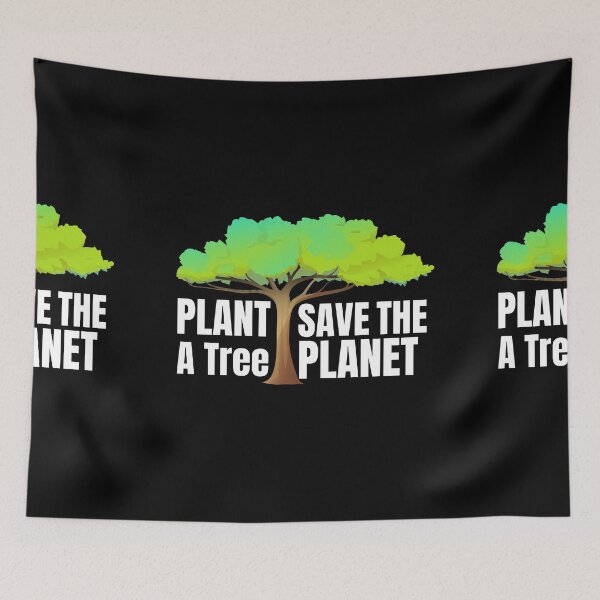 Item preview,  Plant A tree Save The Planet green designed and sold by EsraaBaniOdeh.