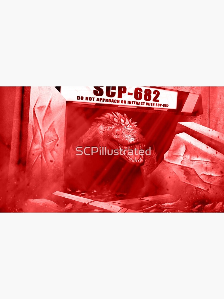 SCP-682 Sticker for Sale by turntechunderg