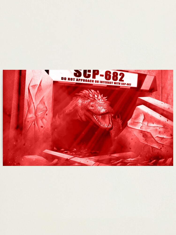 SCP-682 Hard-to-Destroy Reptile *HIGH QUALITY* | Art Board Print