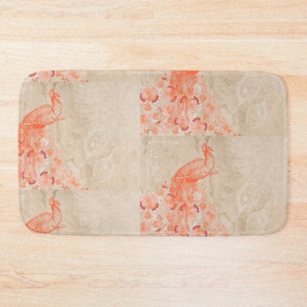 Item preview, Beautiful Old World Peacock On Parchment Paper Pattern Trending Grandmillennial Style  designed and sold by H3designs.