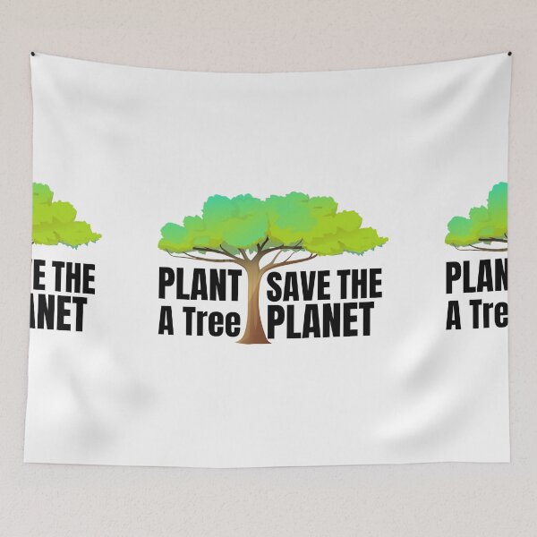 Item preview,   Plant A tree Save The Planet green designed and sold by EsraaBaniOdeh.