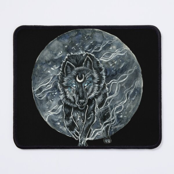 Item preview, pagan and dark wolf, norse gods, witchcraft and mithology designed and sold by esmavart.