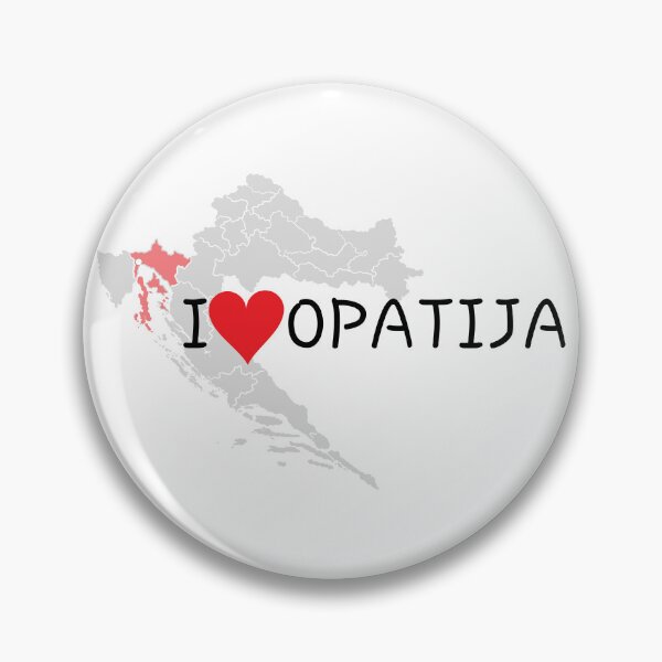 Item preview, "I Love Opatija" designed and sold by MC Art Studio.