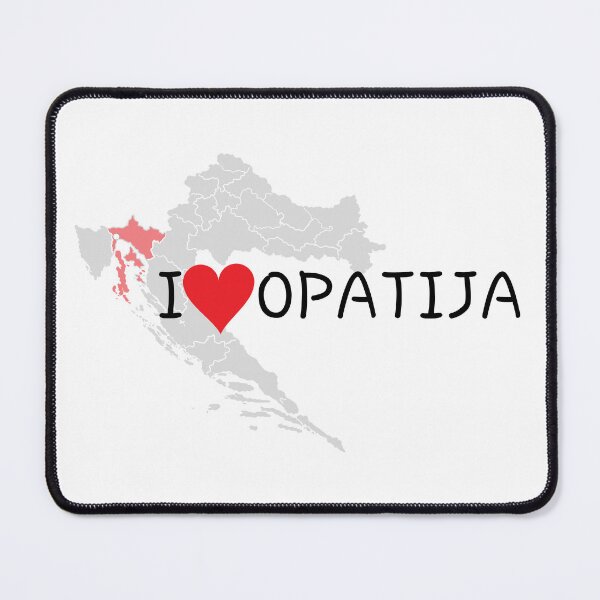 Item preview, "I Love Opatija" designed and sold by MC Art Studio.