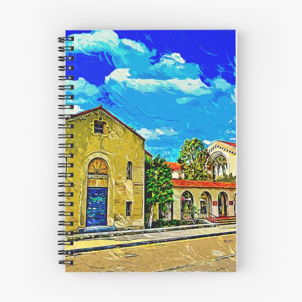 Item preview, First Baptist Church in Bakersfield, California - impressionist painting designed and sold by NickoPrints.