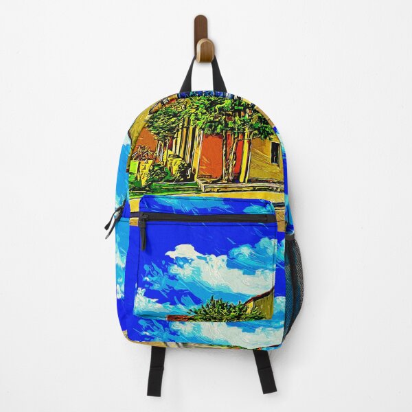 Item preview, First Baptist Church in Bakersfield, California - impressionist painting designed and sold by NickoPrints.