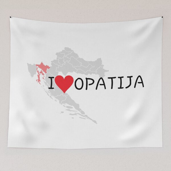 Item preview, "I Love Opatija" designed and sold by MC Art Studio.