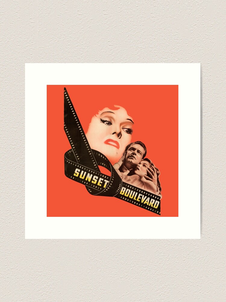 Sunset Blvd. Movie Poster Art Print for Sale by MovieFunTime