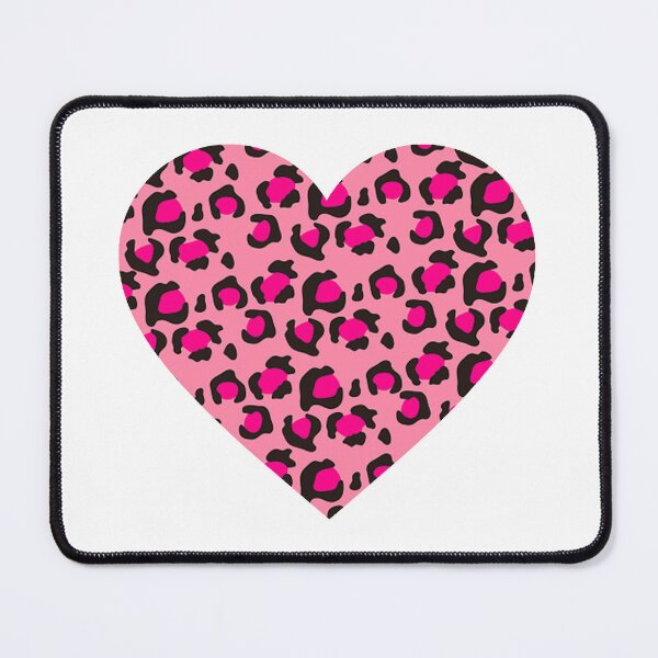 Item preview, Pink cheetah print heart <3 Tiger Skin designed and sold by azzeddine ⭐⭐⭐⭐⭐.