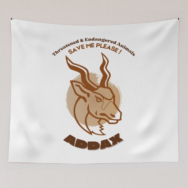 Item preview, Endangered Animals Addax  designed and sold by yassooarts.