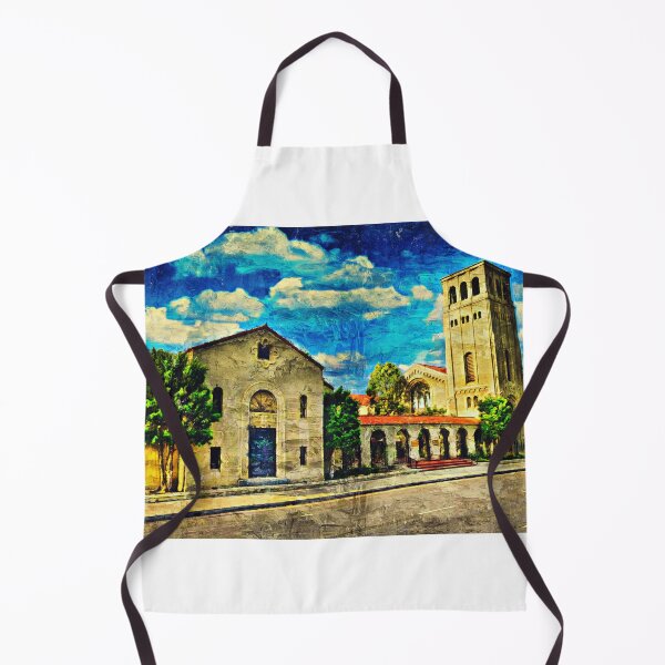 Item preview, First Baptist Church in Bakersfield, California - impasto oil painting designed and sold by NickoPrints.