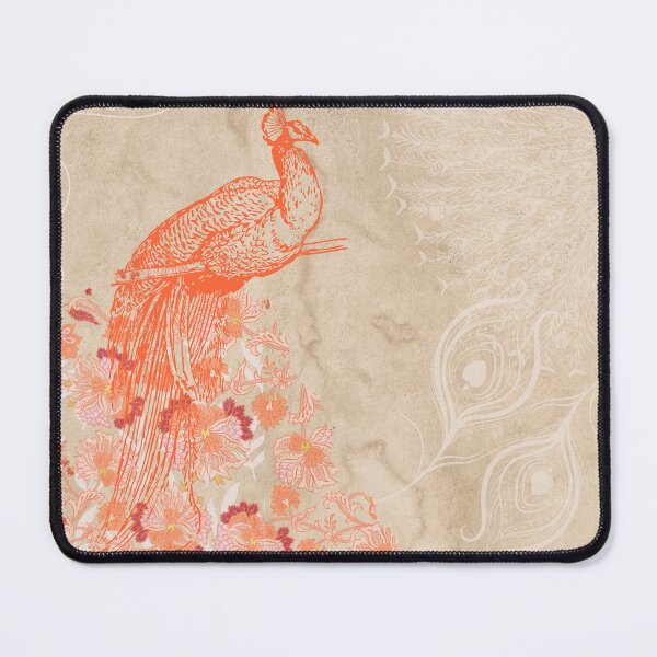Item preview, Beautiful Old World Peacock On Parchment Paper Pattern Trending Grandmillennial Style designed and sold by H3designs.