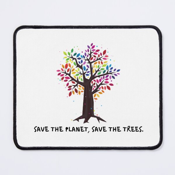 Item preview, Save The Planet Save The Trees colored leaves designed and sold by EsraaBaniOdeh.