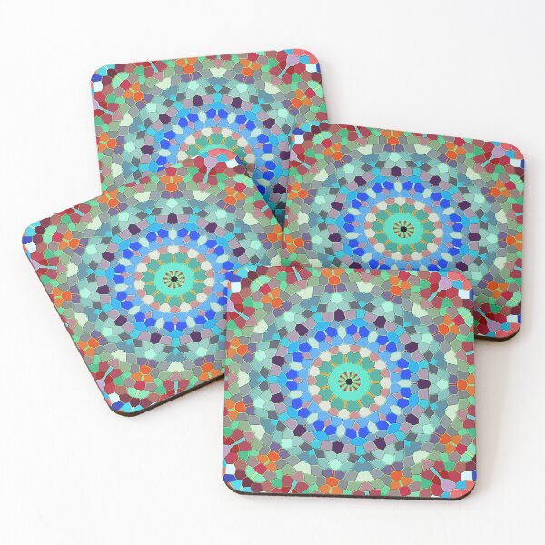 Item preview, Colorful Mandala Octagon Shaped Tiles designed and sold by KaSaPo.