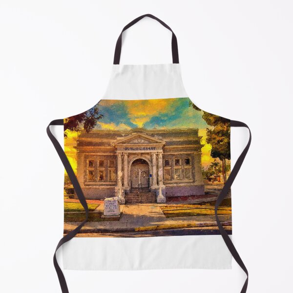 Item preview, Kern Branch, Beale Memorial Library, in Bakersfield, California - digital painting designed and sold by NickoPrints.
