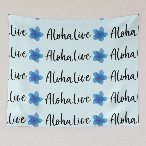 Item preview, Live Aloha (Blue) designed and sold by CM-PD.