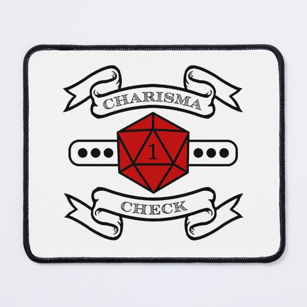 Item preview, Charisma Check - 1 - Black/Red designed and sold by Daggerton.