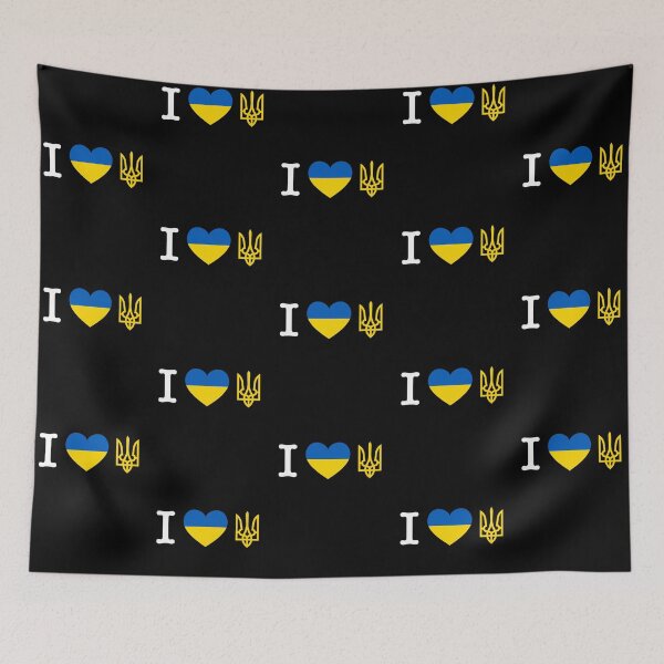 Item preview, I Love Ukraine Heart Flag Ukrajina Patriot Fan designed and sold by SuperFreshArt.