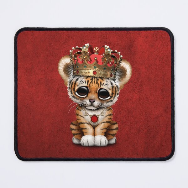 Item preview, Cute Royal Tiger Wearing Crown  designed and sold by JeffBartels.