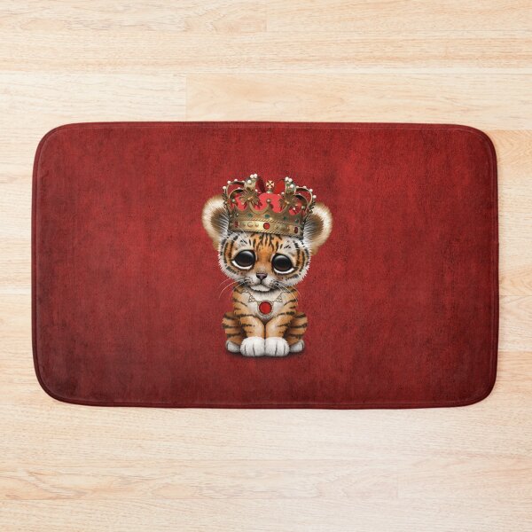 Item preview, Cute Royal Tiger Wearing Crown  designed and sold by JeffBartels.