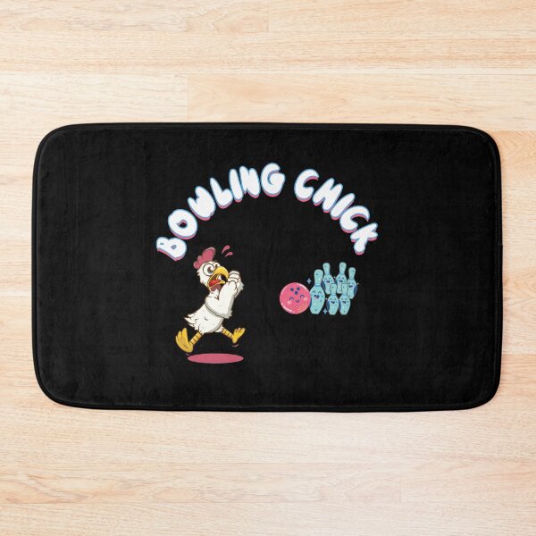 Artikelvorschau, Lustiges Bowling-Küken-Outfit, süßer Bowler und Pins. Frauen-Bowling-Team entworfen und verkauft von PrintOfi.