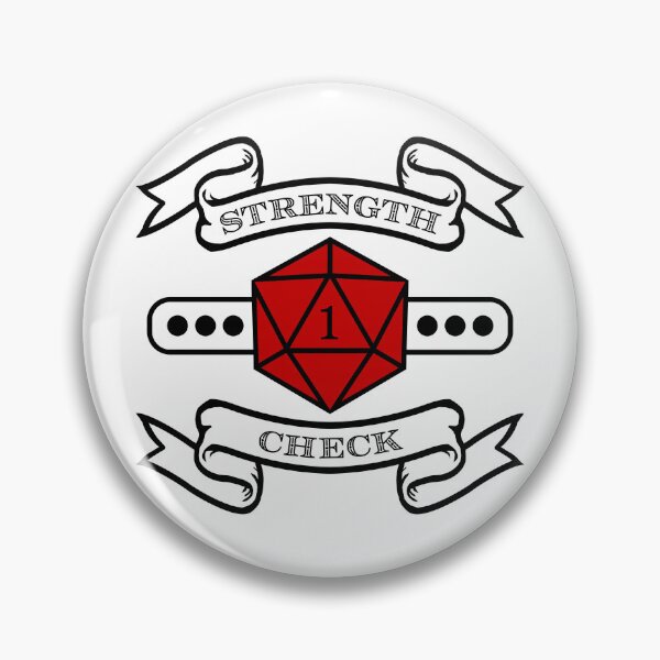 Item preview, Strength Check - 1 - Black/Red designed and sold by Daggerton.