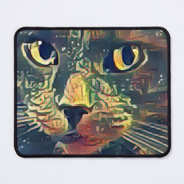 Item preview, SMOKEY GREY CAT WITH A SEAFOIL EFFECT designed and sold by Affyboss6.