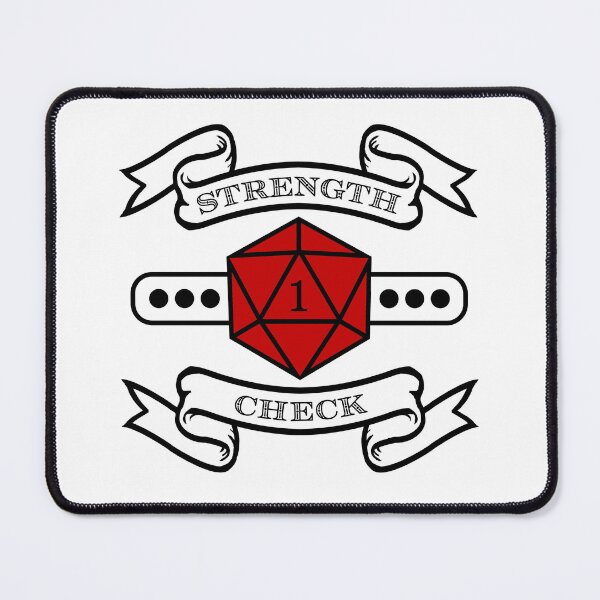 Item preview, Strength Check - 1 - Black/Red designed and sold by Daggerton.