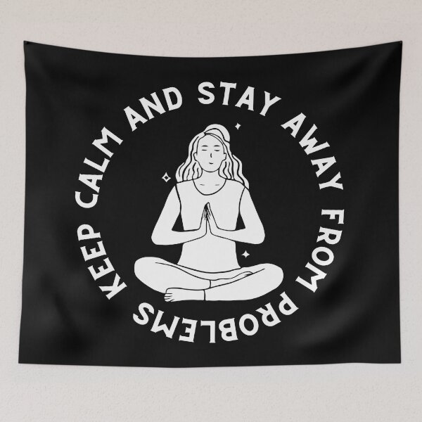 Item preview, Keep Calm And Stay Away From Problems Funny designed and sold by CreacionsMeraki.