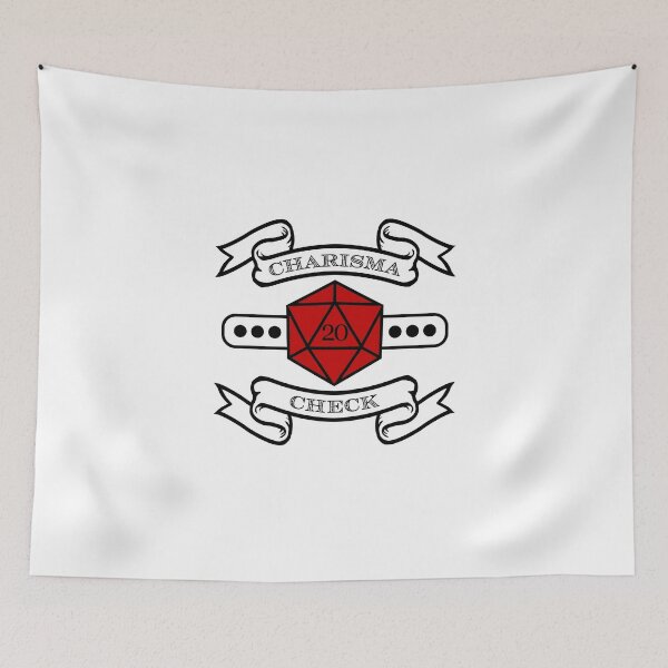 Item preview, Charisma Check - 20 - Black/Red designed and sold by Daggerton.