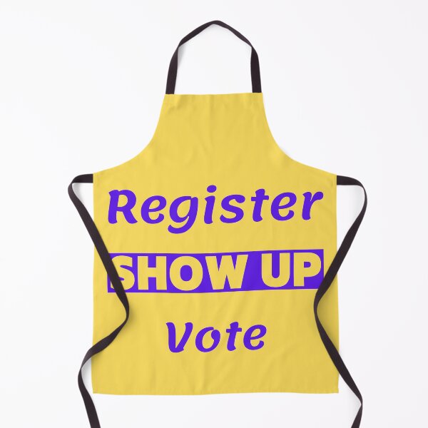 Item preview, Register Show Up Vote Blue Letters designed and sold by tark6.