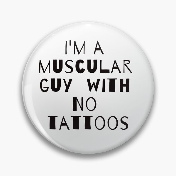 Item preview, I'm a muscular guy with no tattoos designed and sold by VIT0P.