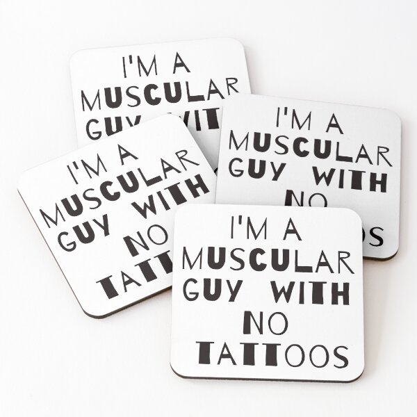 Item preview, I'm a muscular guy with no tattoos designed and sold by VIT0P.