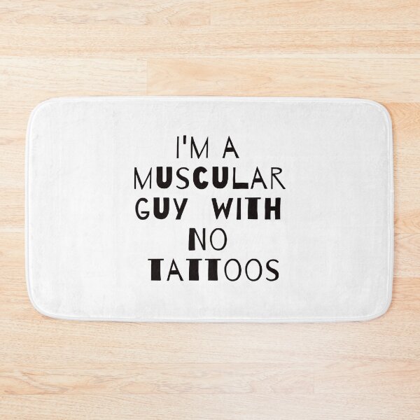 Item preview, I'm a muscular guy with no tattoos designed and sold by VIT0P.